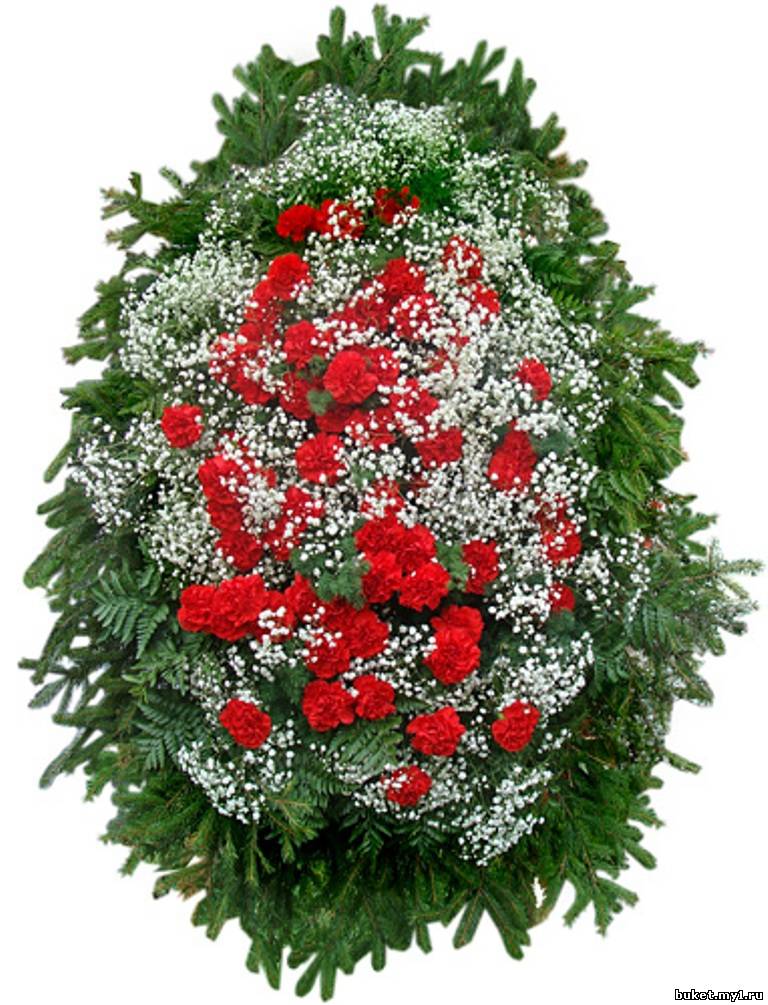 ВЕНКИ ИЗ ЖИВЫХ ЦВЕТОВ